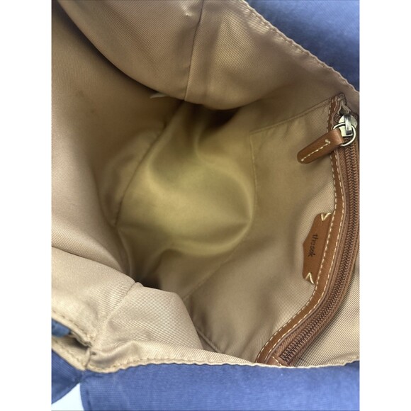 The Sak Huntley Leather Hobo Bag Purse Lake Wildflower Embroidery Blue Soft - Picture 13 of 15